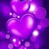 The Purple Hearts Diamond Paintings