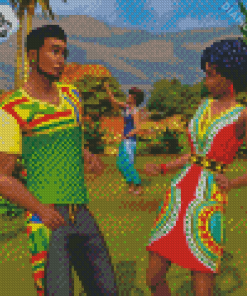 The Sims 4 Game Animation Diamond Paintings