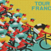 Tour De France Poster Diamond Paintings