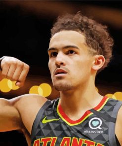 Trae Young Basketball Player Diamond Paintings