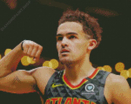 Trae Young Basketball Player Diamond Paintings