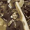 Vintage Amelia Earhart Aviator Diamond Paintings