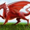 Welsh Dragon Fantasy Diamond Paintings