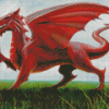 Welsh Dragon Fantasy Diamond Paintings