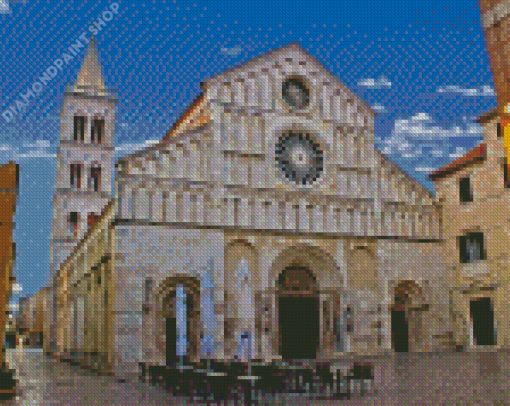 Zadar Cathedral Of St Anastasia Diamond Paintings