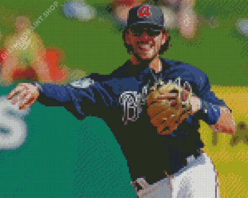 Baseball Player Dansby Swanson Diamond Paintings