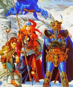 Cool Dragonlance Diamond Paintings