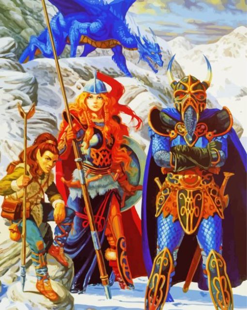 Cool Dragonlance Diamond Paintings