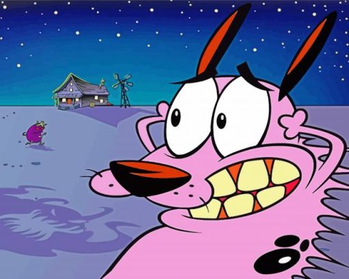 Courage The Cowardly Dog Diamond Paintings