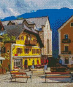 Hallstatt Market Square Diamond Paintings