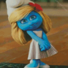 Lovely Smurfette Diamond Paintings