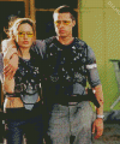 Mr And Mrs Smith Movie Diamond Paintings