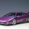 Purple Lamborghini Diablo Diamond Paintings