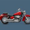 Red Honda Shadow Diamond Paintings