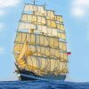 Rigged Ship Diamond Paintings