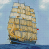 Rigged Ship Diamond Paintings