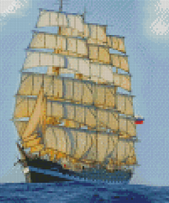 Rigged Ship Diamond Paintings