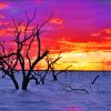 Sunset Menindee Lake Diamond Paintings