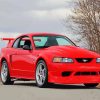 2000 Red Ford Mustang Diamond Paintings