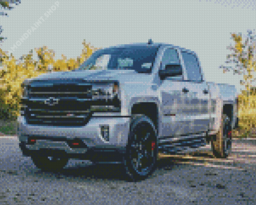 2017 Chevy Silverado Z71 Diamond Paintings