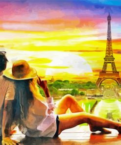 Couple Paris Diamond Paintings