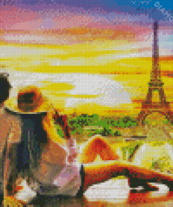 Couple Paris Diamond Paintings