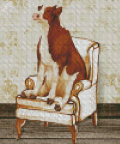 Cow Sofa Diamond Painting