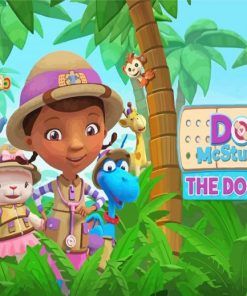 Doc McStuffins The Doc Is In Poster Diamond Paintings