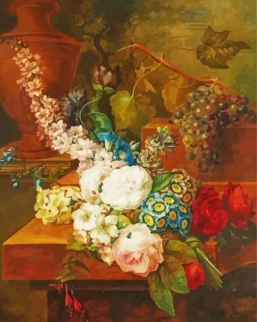 Flowers On An Entablature Van Huysum Diamond Paintings