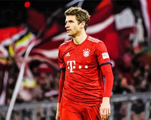 Footballer Thomas Muller Diamond Paintings