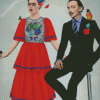 Frida And Dali Diamond Paintings