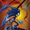 Hedgehog Sonic With Sword Diamond Painting