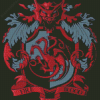 House Targaryen Fire And Blood Logo Diamond Paintings