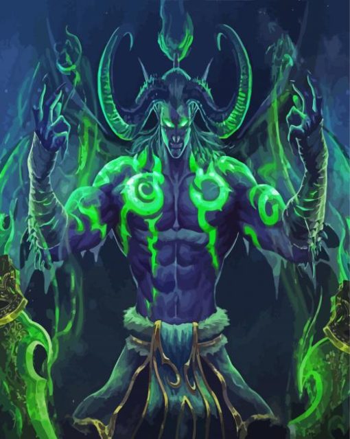 Illidan Stormrage Art Diamond Paintings