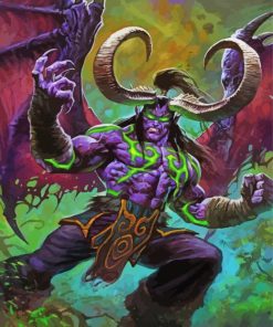 Illidan Stormrage Game Character Diamond Paintings