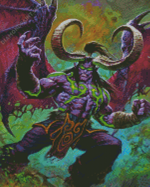 Illidan Stormrage Game Character Diamond Paintings