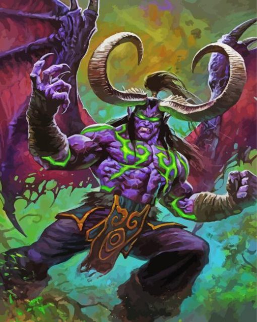 Illidan Stormrage Game Character Diamond Paintings