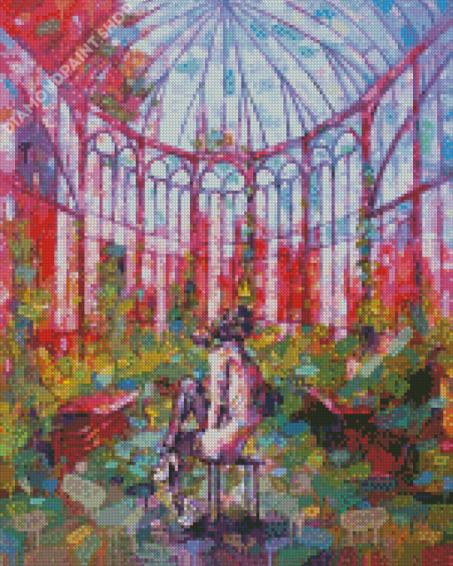 Inside The Greenhouse Diamond Paintings