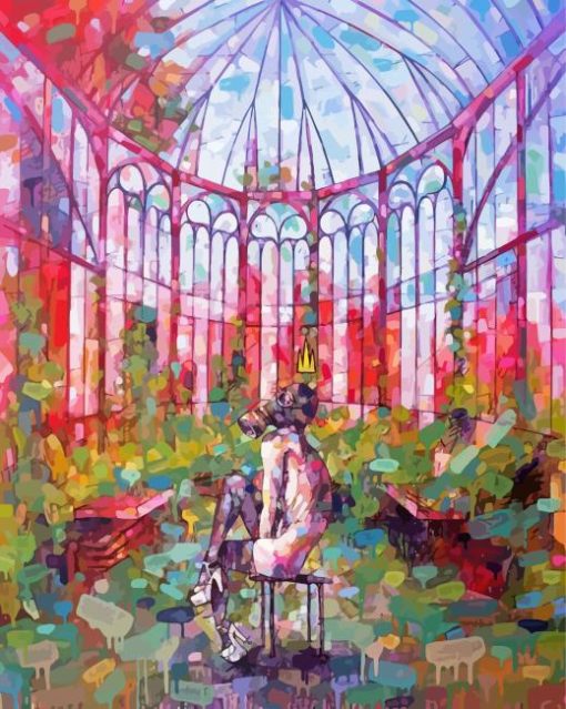 Inside The Greenhouse Diamond Paintings