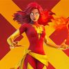 Jean Grey Dark Phoenix Diamond Painting