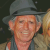 Keith Richards Smiling Diamond Paintings