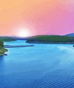 Lake Cumberland Sunset Diamond Paintings