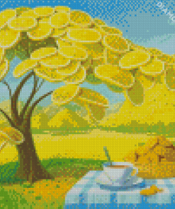 Lemon Tree Garden Diamond Painting