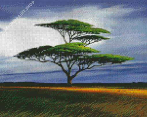 Lion King Tree Diamond Paintings