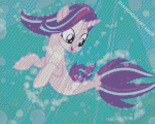 My Little Pony Starlight Glimmer Mermaid Diamond Paintings