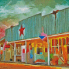 Old Western Town Diamond Painting