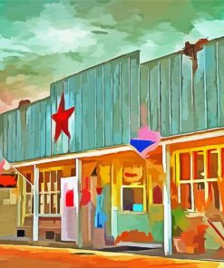 Old Western Town Diamond Painting