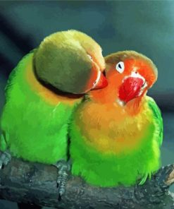 Parrot Love Bird Diamond Paintings