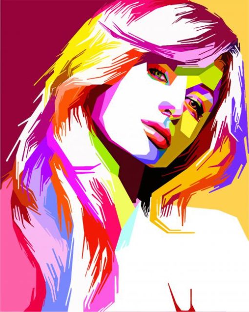 Pop Art Paris Hilton Diamond Paintings