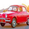 Red Renault Car Diamond Painting